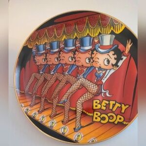 Betty Boop "It's Show Time" 8" collector plate